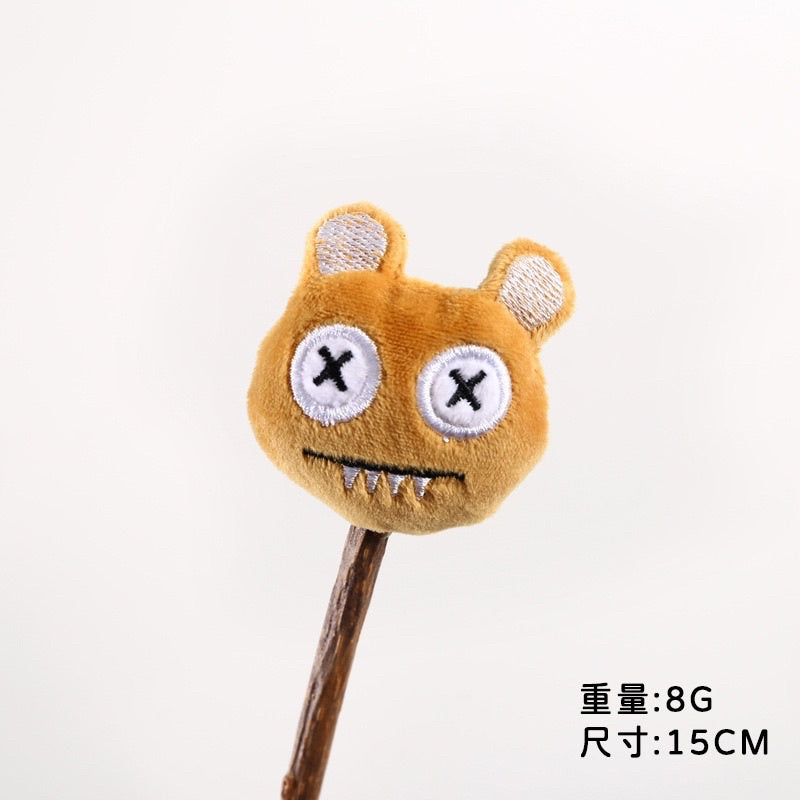 TinyPet catnip lollipop toy with bell biting pet toy