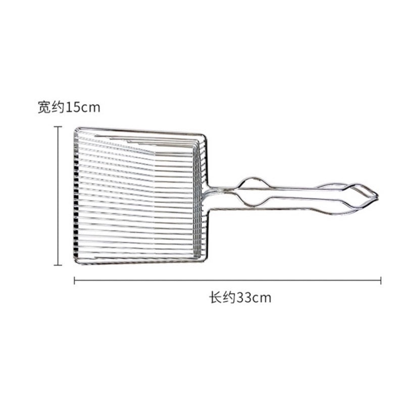 Cat litter scoop toilet shovel full metal large size scooper