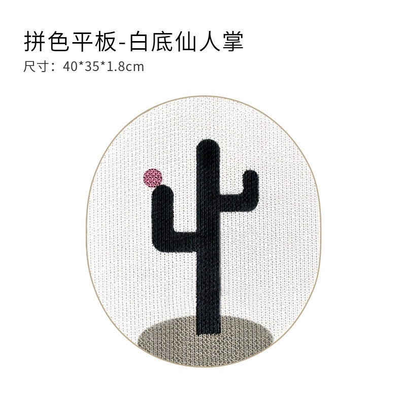 Deku black and white cactus 🌵 cat scratcher scratching board pet toy