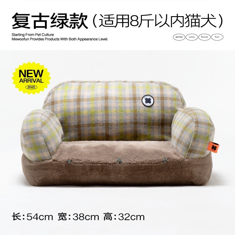 MewooFun grid cat nest bed cat sofa