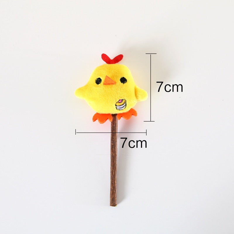 Cat toy rainbow 🌈 series Catnip lollipop 🍭 catmint chasing bitting toy pet