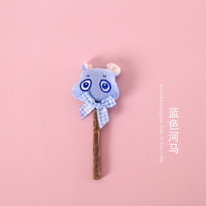 Cake 🍰 series catnip lollipop toy catmint pet cat ice cream 🍦 cartoon design
