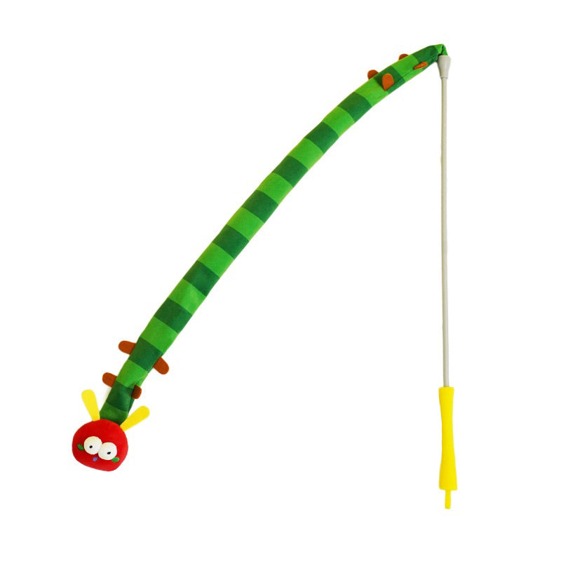 Zeze Cat teaser wand stick 🦯 cat interactive toy with sounding paper
