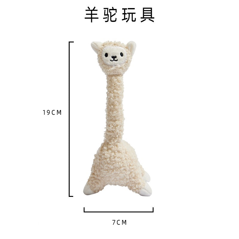 PurLab cat toy alpaca 🦙 cat teaser with bell and catnip companion toy