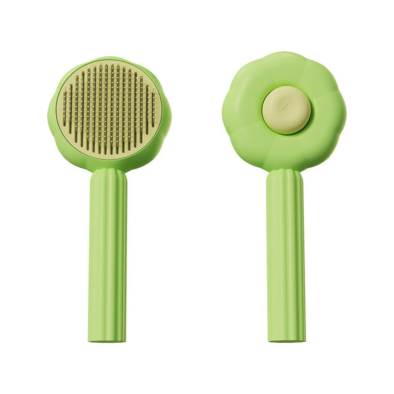 Aiwo Pet Brush Sunflower Cat Dog Grooming Clean Auto Hair Remover