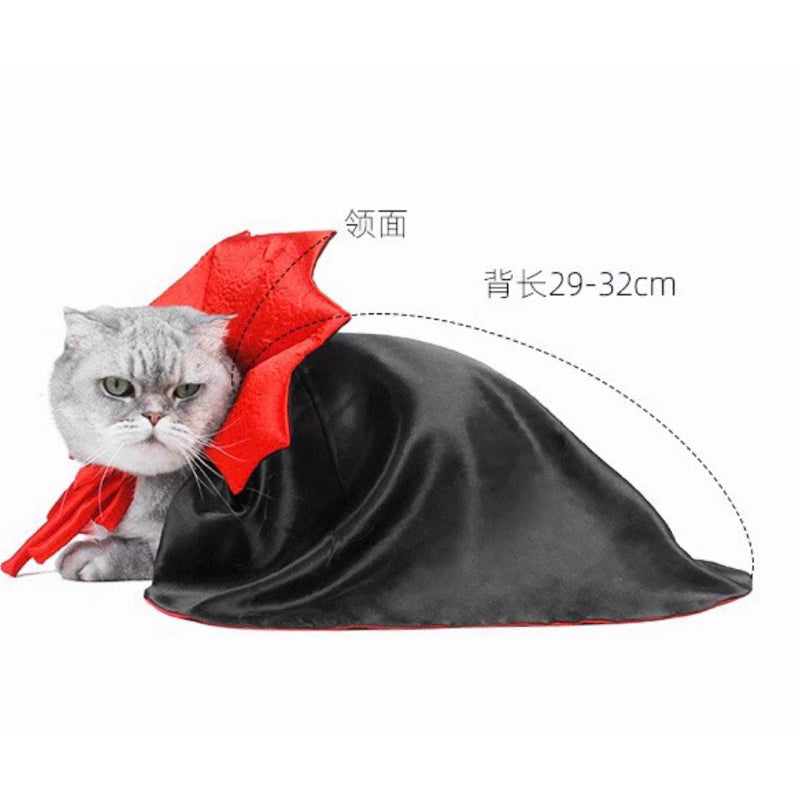 Pet Halloween 🎃 vampire 🧛♀️ costume cat dot cloth suit