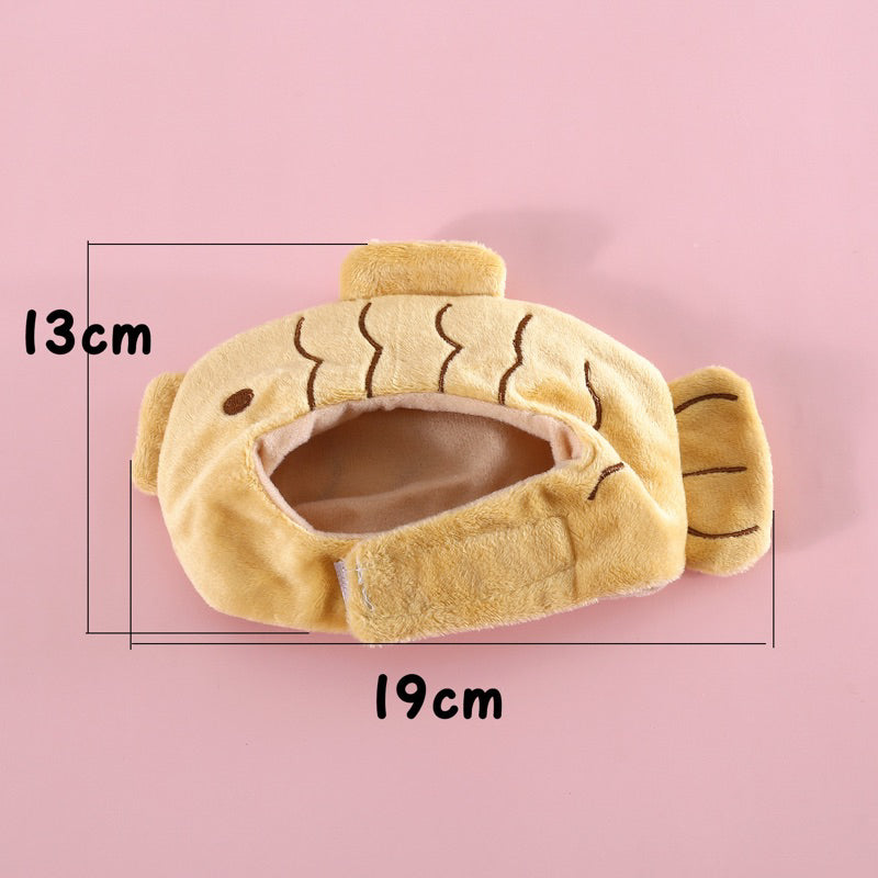Riceball Taiyaki Hat Pet Cat Dog Accessories Cloth