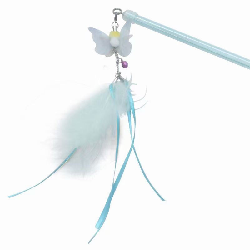 Cat teaser pet toy retractable stick Golden Fish collection