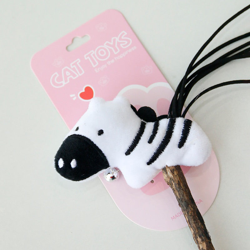 Cat toy Donkey and Zebra 🦓 catnip chaser bitting toy pet