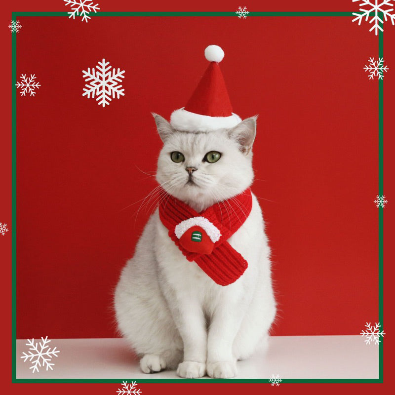 Pet Neck Accessories Cat Scarf 🧣 Christmas 🎄 Series