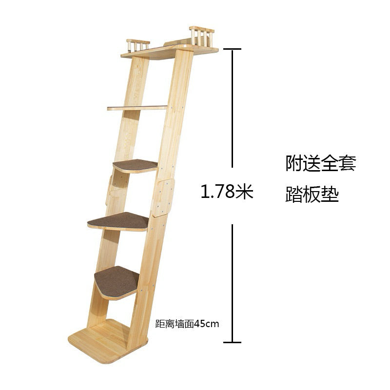 Wakupet Double Side Ladder Cat Condo Tree Pet Bed 5 Layers