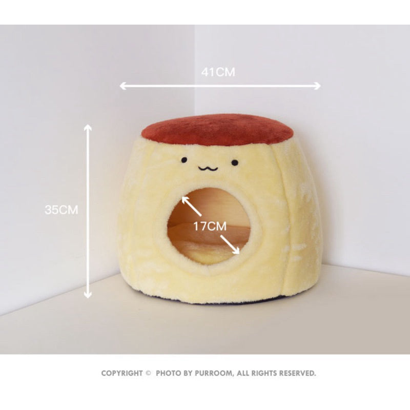 Purlab Pudding Cat House Pet Dog Room Sleep Pad Puppy
