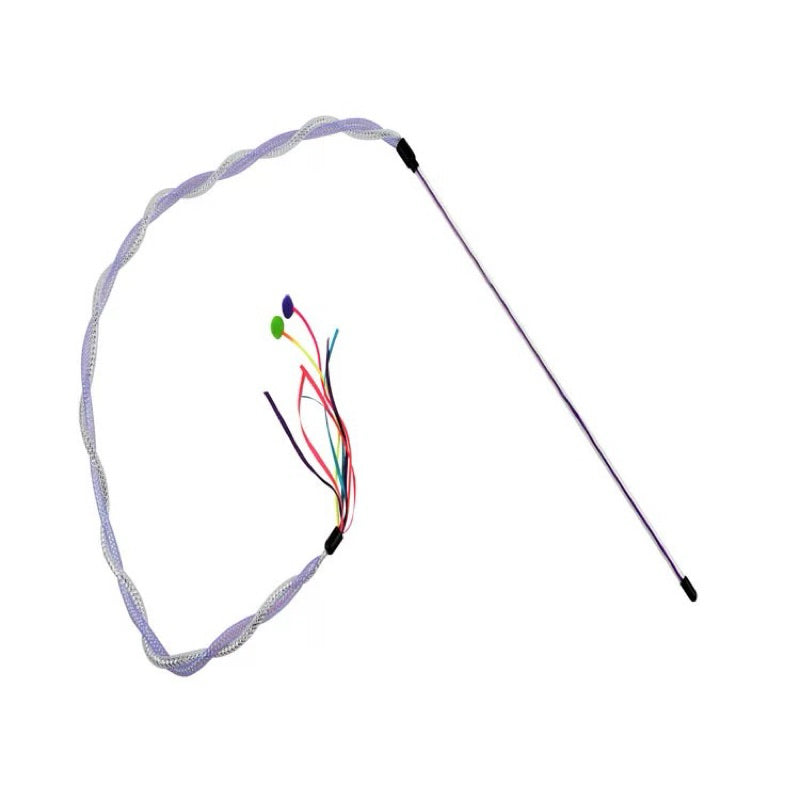 Cat Teaser Bouncing Net Series Pet Toy Chaser Stick Wand
