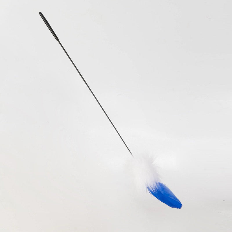 Fur n Feather Long Cat Teaser Local Stock Rabbit Fox Pet Toy Stick Chaser