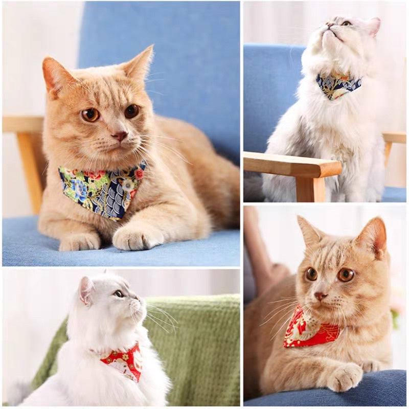 [SG Stock] Cat collar pet necklace tie
