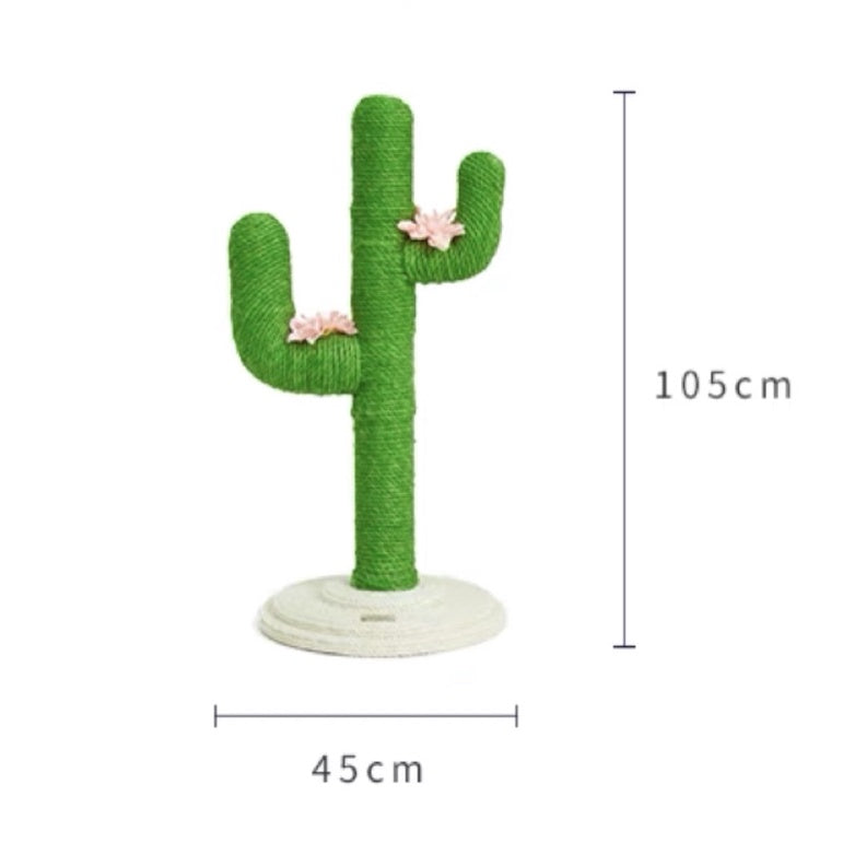 [SG stock] Vetreska Cat Scratch Tree Tower Hemp Rope Cactus Pet Toy