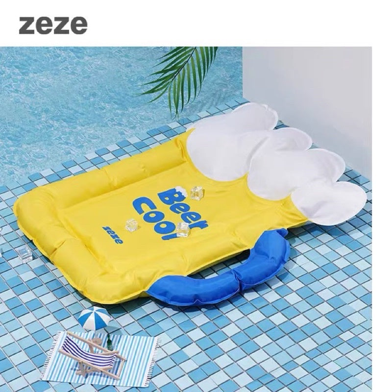 [SG Stock] Zeze Beer Cooling Pad pet sleeping bed cat nest