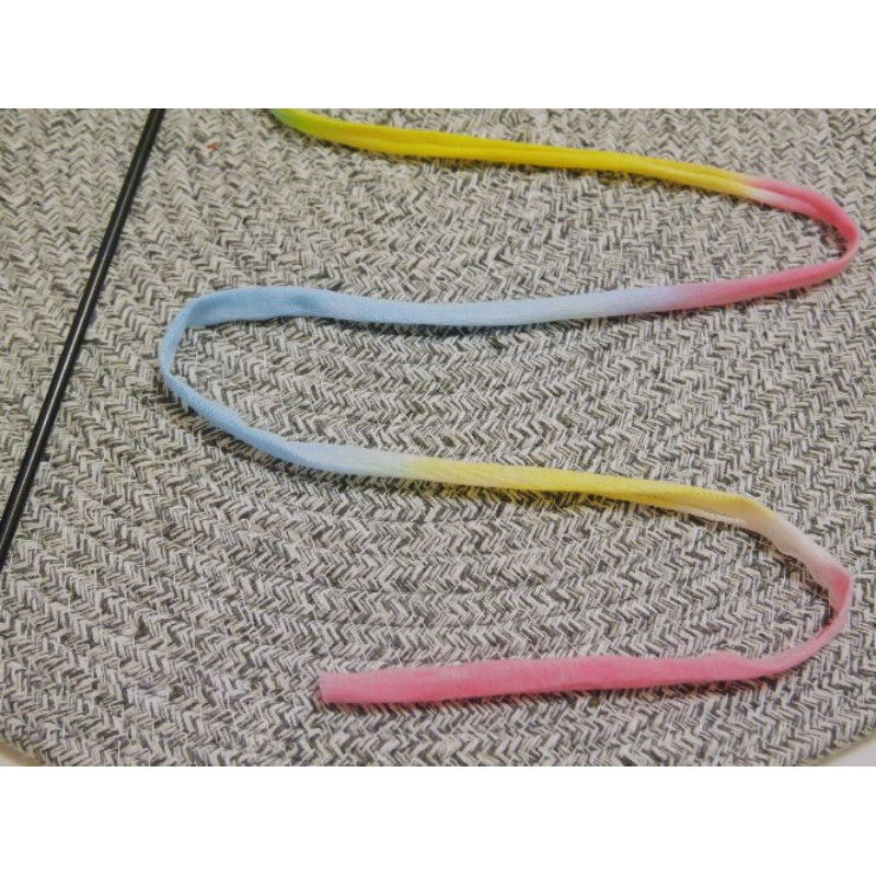Rainbow color cat teaser 110cm cat toy pet toy