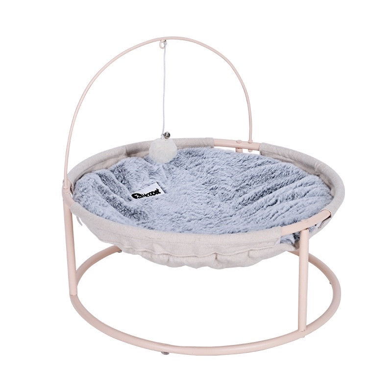 [SG Stock] Hoopet Cat hammock with teaser pet bed sofa chair summer