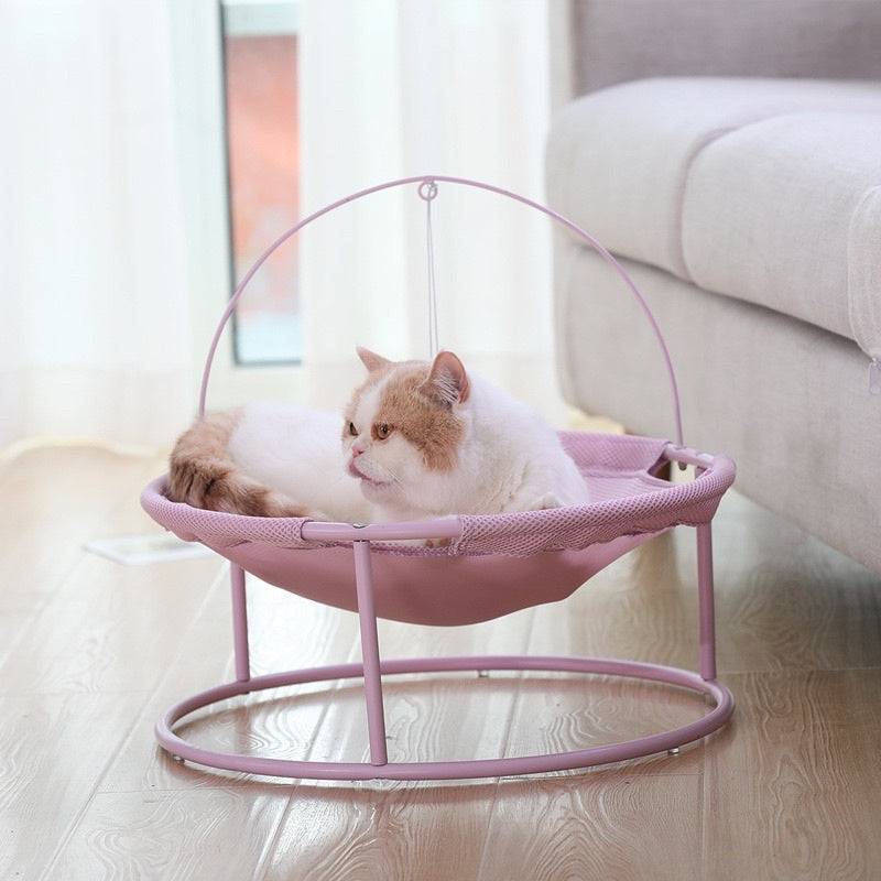 [SG Stock] Hoopet Cat hammock with teaser pet bed sofa chair summer