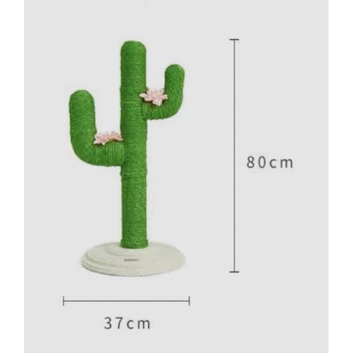 [SG stock] Vetreska Cat Scratch Tree Tower Hemp Rope Cactus Pet Toy