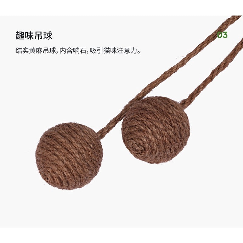 [sg stock] Zeze cat scratch coconut tree pet toy