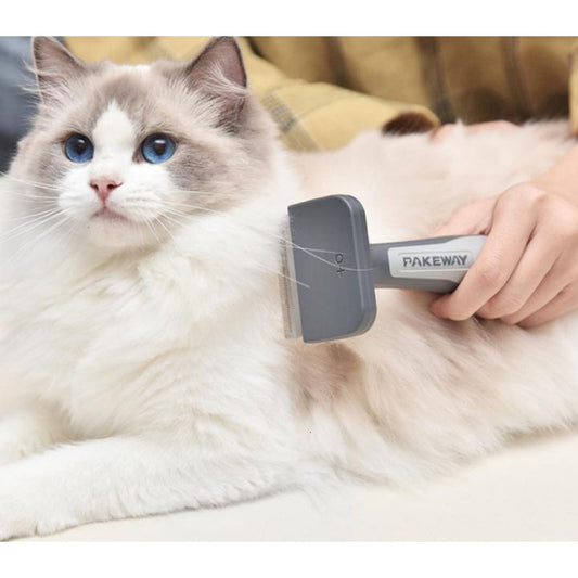 [Pakeway] Pet Dogs Cats Deshedding Grooming Brush Wide Safety Blade Comb Tools T9