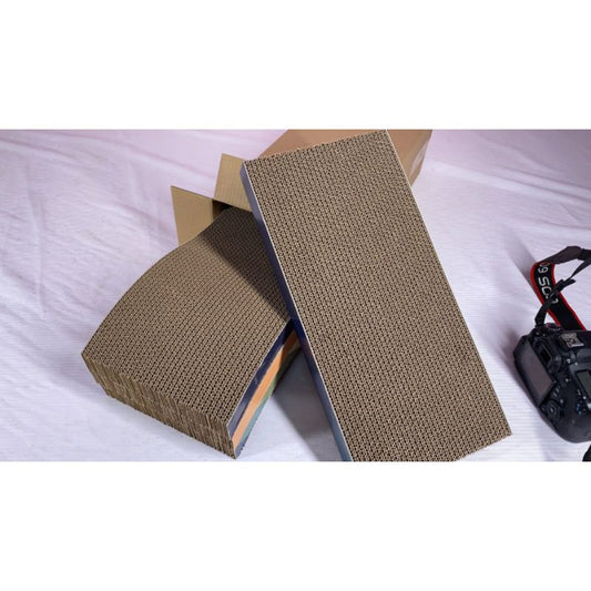 [SG] Cat scratch board rectangic cat toy with catnip large S wave shape scratcher