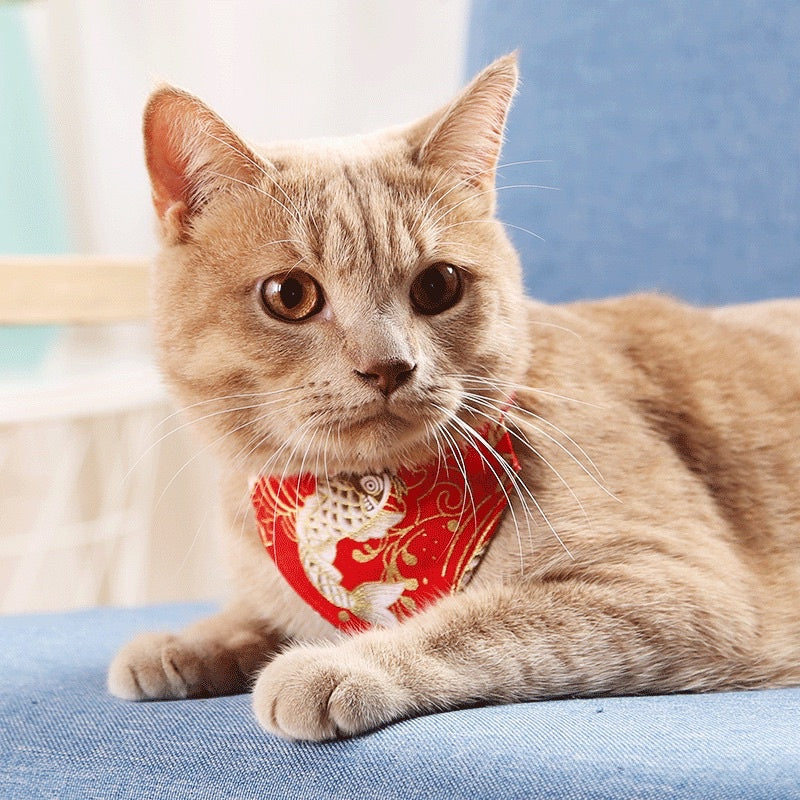 [SG Stock] Cat collar pet necklace tie