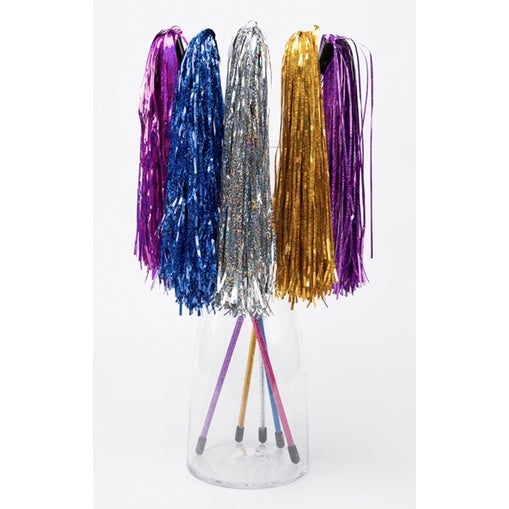 Plastic paper cat teaser cat toy blinking wand pet sticks