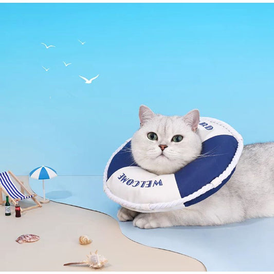[SG Stock] Zeze Cat E collar safe lifebuoy water proof elizabethan cone