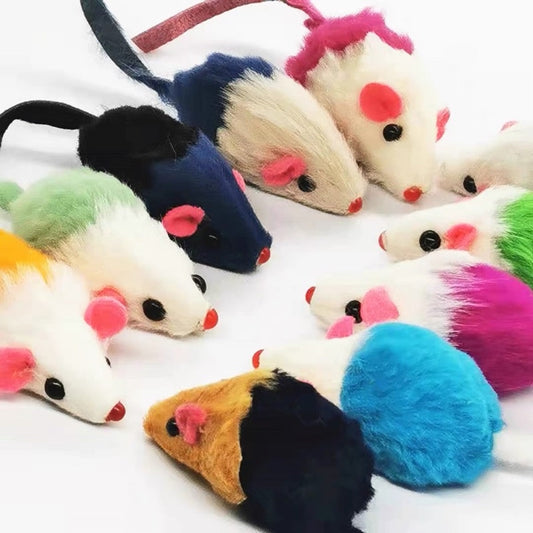 [SG Stock] cat toy rabbit fur mice mouse chaser