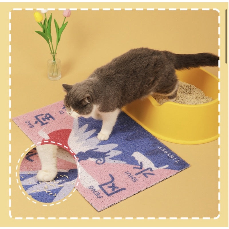 [SG Stock] TinyPet large cat litter box pad toilet carpet