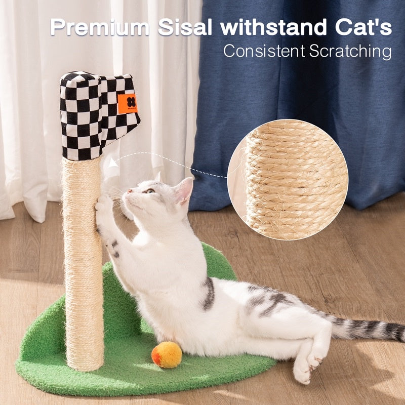 MewooFun premium sisal withstand cat scratch pole post golf ⛳️