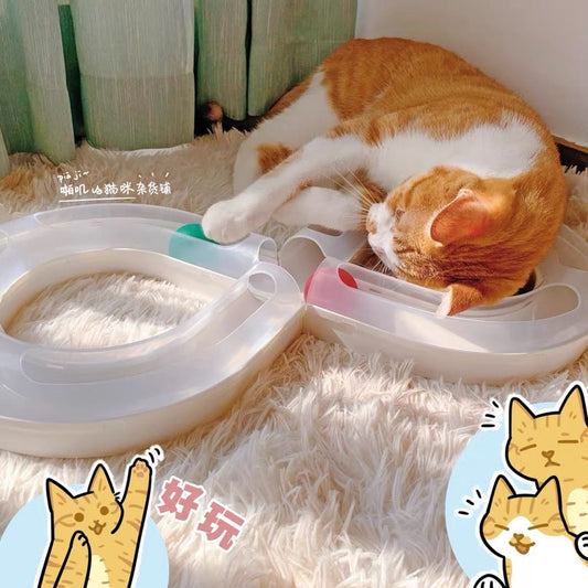 [SG Stock] Carno Cat infinite ♾ tunnel pet toy with ball