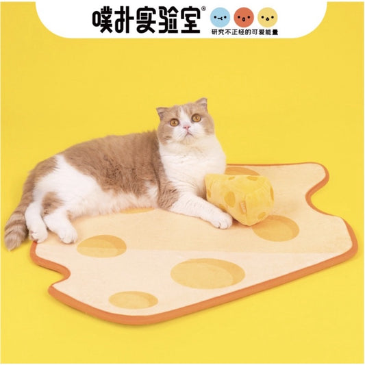 [SG Stock] PurLab cheese 🧀 cheesecake blanket pad carpet pet cad sleeping bed
