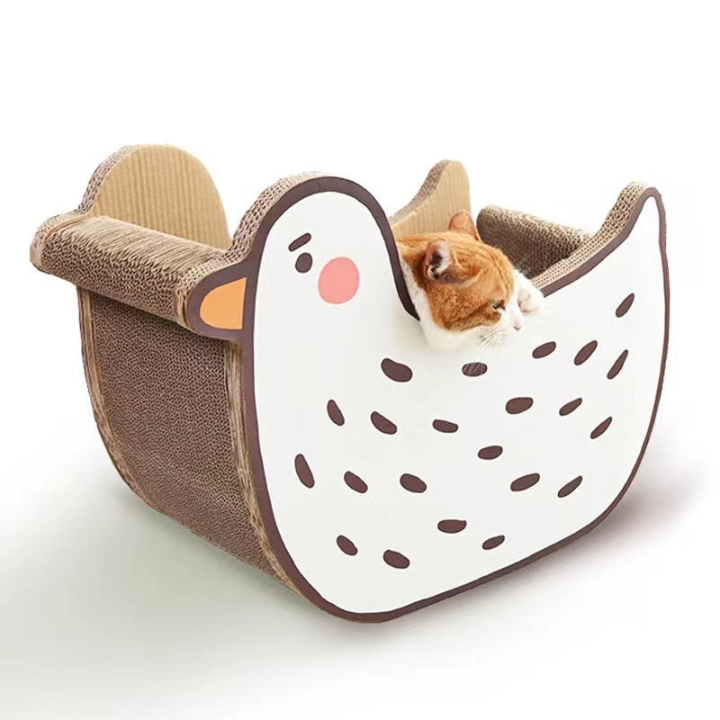 [SG Stock] MissPet scratch board bed goose Large pet house