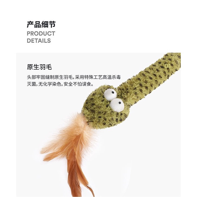 [SG Stock] Zeze snake cat teaser wand pet toy