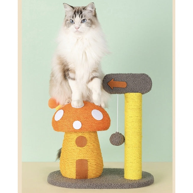 [SG Stock] Mushroom Chicken Cat scratch pole post pet toy