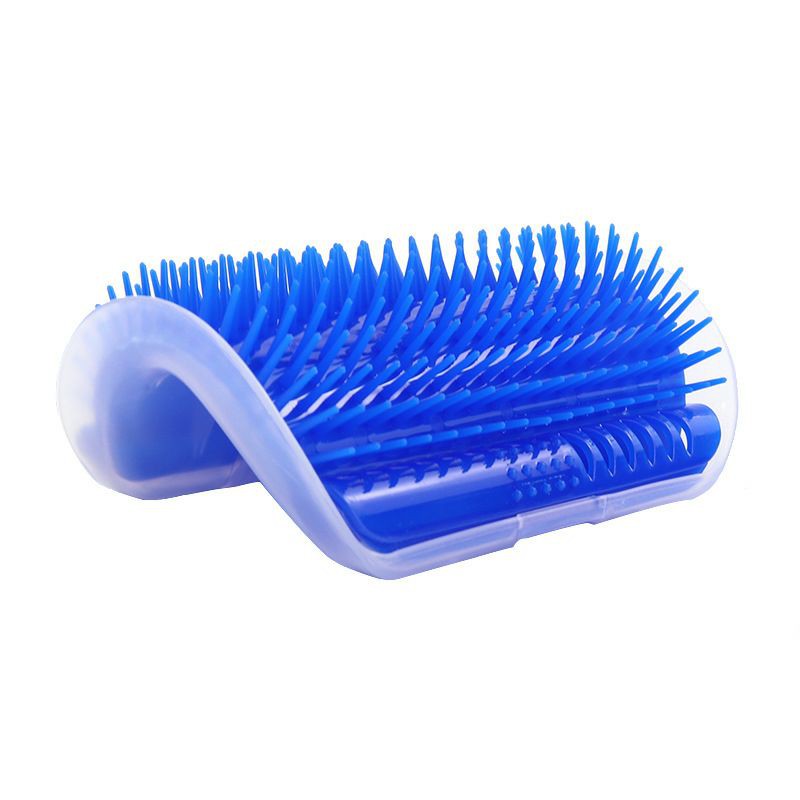 [SG] Cat brush comb attached to wall cornor auto cleaner ready stock
