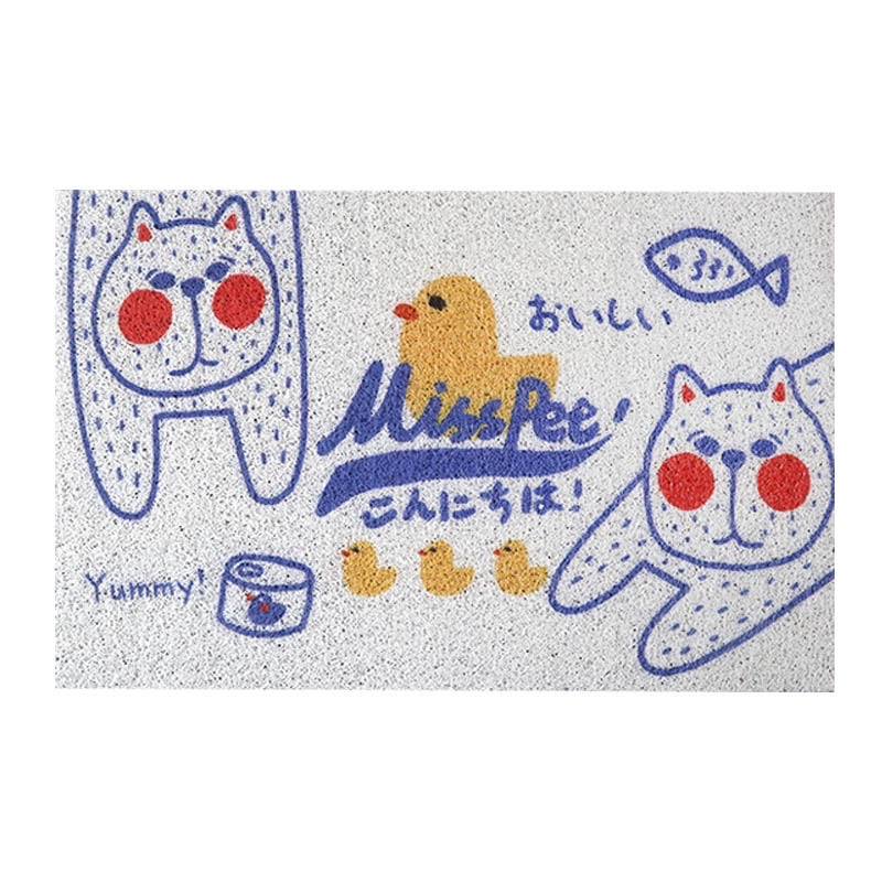 [SG Stock] Misspet large cat litter pad sand mat door rag 50x80 cm