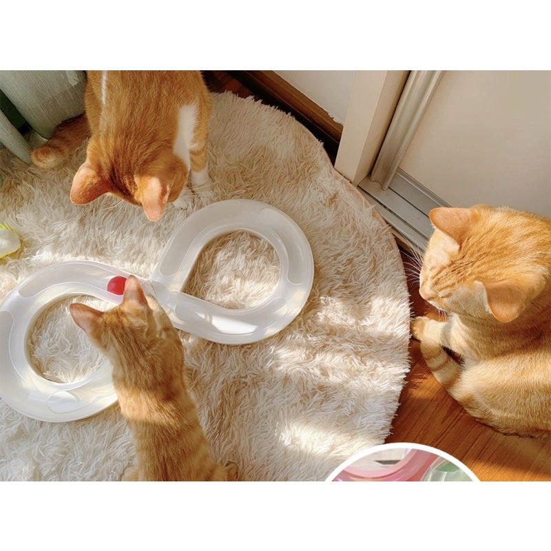 [SG Stock] Carno Cat infinite ♾ tunnel pet toy with ball