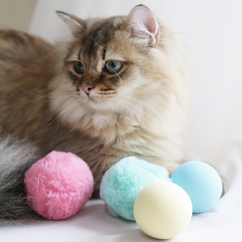 [SG Stock] EVA soft ball with nature sound cat toy pet