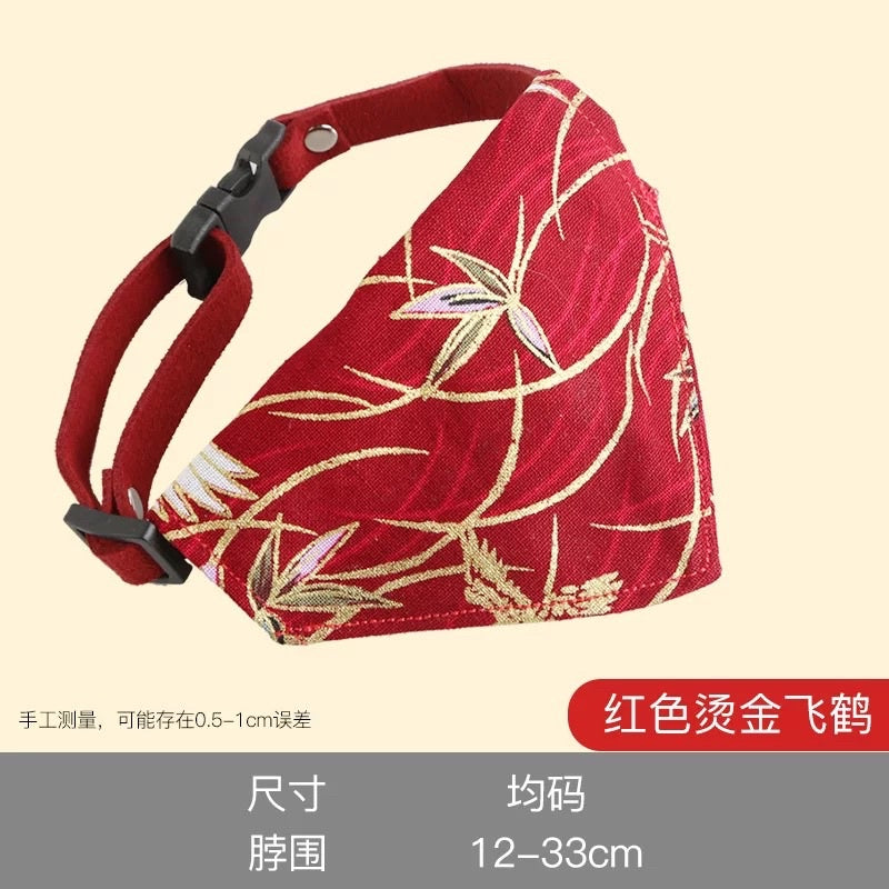 [SG Stock] Cat collar pet necklace tie