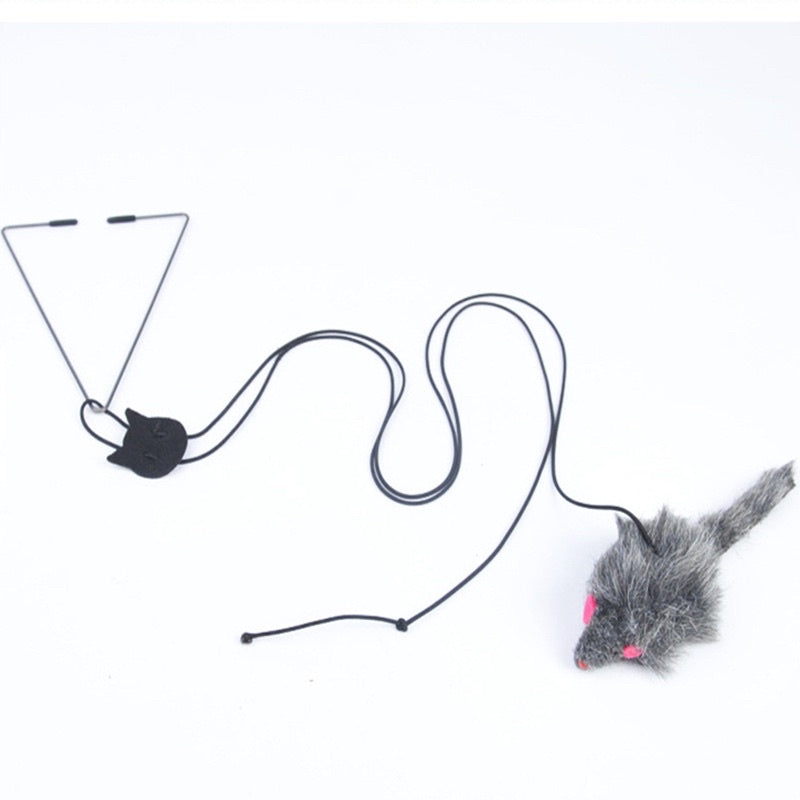 [SG Stock] Cat teaser mouse mice 🐭 automatic hang at door pet toy