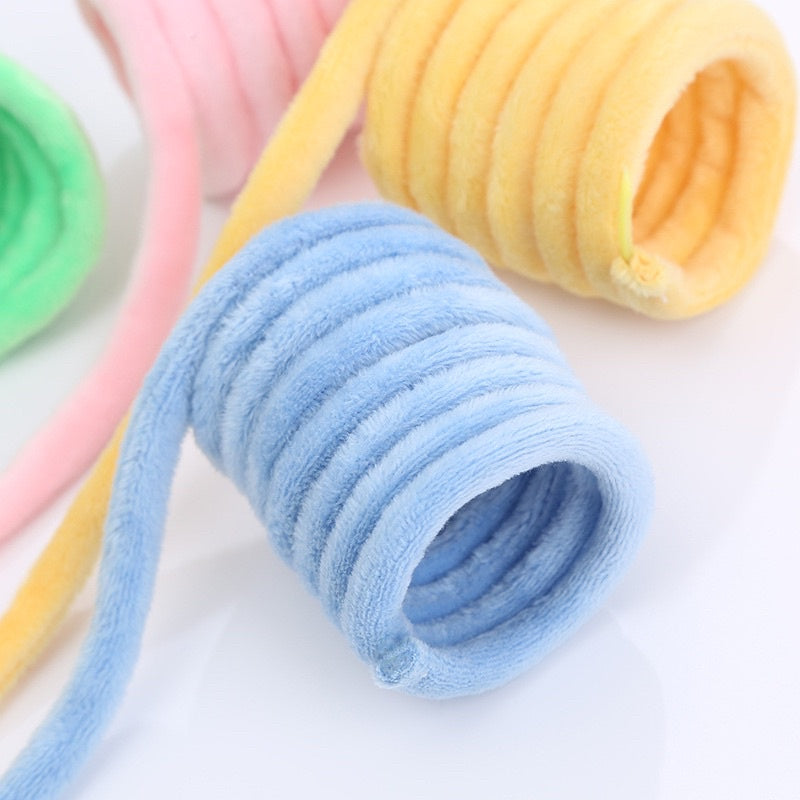 Cat toy large soft spring chaser bitting pet toy