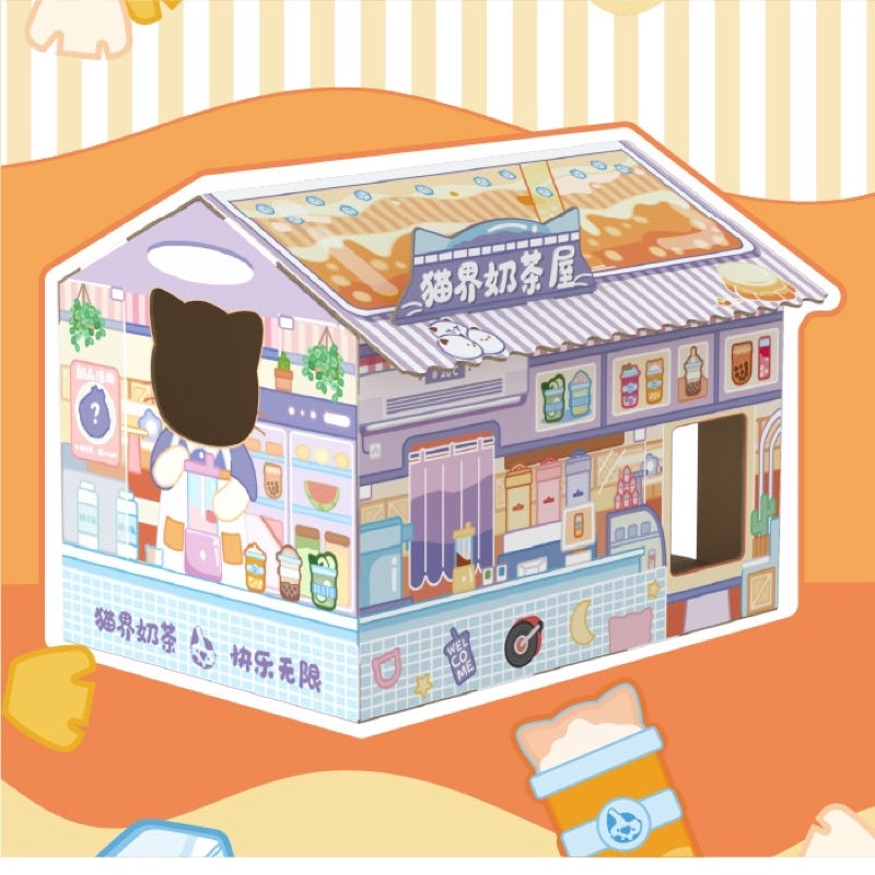 [SG Stock] Cat house with scratch board Cat Tax Christmas house