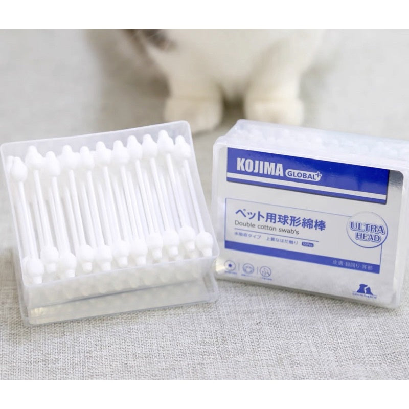 [SG Stock] Kojima Pet cotton swab ear nose cleaning 55 pc box