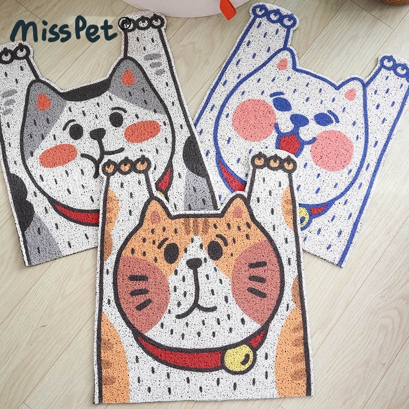 [SG Stock] Misspet cat litter box pad toilet pad door carpet