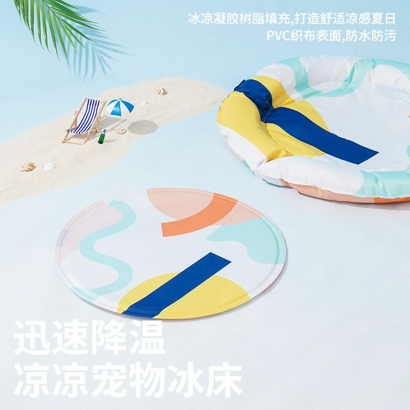 [SG Stock] ZeZe Pet sleeping cooling bed pad nest cat dog bed